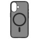 Husa telefon Spigen Ultra Hibrid T MagSafe, protectie hibrida, negru, compatibila cu Apple iPhone 16 (iPhone 16, ACS09074) by www.silkase.ro