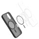 Husa telefon Spigen Ultra Hibrid T MagSafe, protectie hibrida, negru, compatibila cu Apple iPhone 16 (iPhone 16, ACS09074) by www.silkase.ro