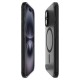 Husa telefon Spigen Ultra Hibrid T MagSafe, protectie hibrida, negru, compatibila cu Apple iPhone 16 (iPhone 16, ACS09074) by www.silkase.ro