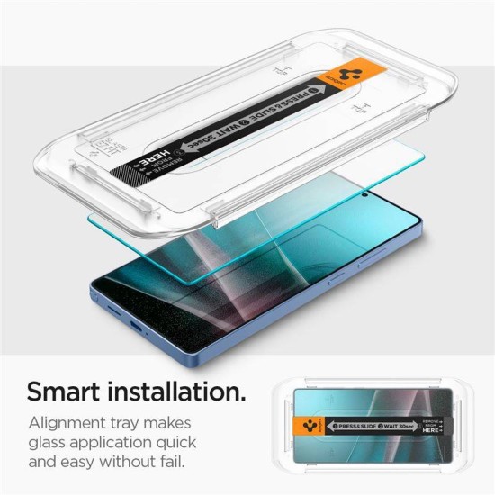 Set 2 folii Spigen tR EZ Fit HD pentru Samsung Galaxy S25 Ultra, transparenta (S25 Ultra, AGL09082) by www.silkase.ro