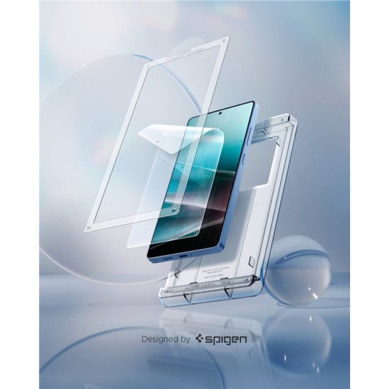 Folie silicon Spigen EliteShield EZ Fit HD pentru Samsung Galaxy S25 Ultra, transparenta (S25 Ultra, AFL09083) by www.silkase.ro