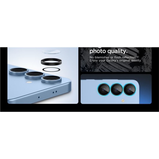 Set 2x3 protectii sticla camera foto Spigen Optik Pro EZ FIT HD compatibil cu Samsung Galaxy S25 Plus Black (Spigen, Ingredi) by www.silkase.ro Set 2x3 protectii sticla camera foto Spigen Optik Pro EZ FIT HD compatibil cu Samsung Galaxy S25 Plus Black (Ingredi, AGL09088) by www.silkase.ro