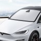 Parasolar parbriz Spigen pentru Tesla Model X, negru (Accesorii auto, ACP09094) by www.silkase.ro