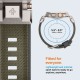 SPIGEN Brățară Set DuraPro Armor (Nylon/TPU) Apple Watch 49/46/45/44mm (Ultra 3-1/Seria 11), Verde Militar (Ingredi, AMP09102) by www.silkase.ro