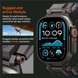 SPIGEN Set 1 x Brățară DuraPro Armor (Nylon/TPU) Apple Watch 49/46/45/44mm (Ultra 3-1/Seria 11), Albastru Marin SPIGEN Set 1 x Brățară DuraPro Armor (Nylon/TPU) Apple Watch 49/46/45/44mm (Ultra 3-1/Seria 11), Albastru Marin