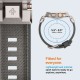 Pachet 1 x Curea Spigen DuraPro Armor pentru smartwatch, gri, 44x45x46x49mm (Ingredi, AMP09104) by www.silkase.ro