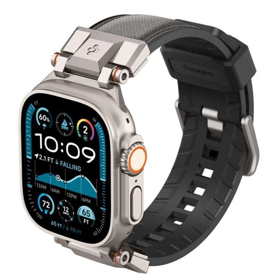 Pachet 1 x Curea Spigen DuraPro Armor pentru smartwatch, gri, 44x45x46x49mm (Ingredi, AMP09104) by www.silkase.ro