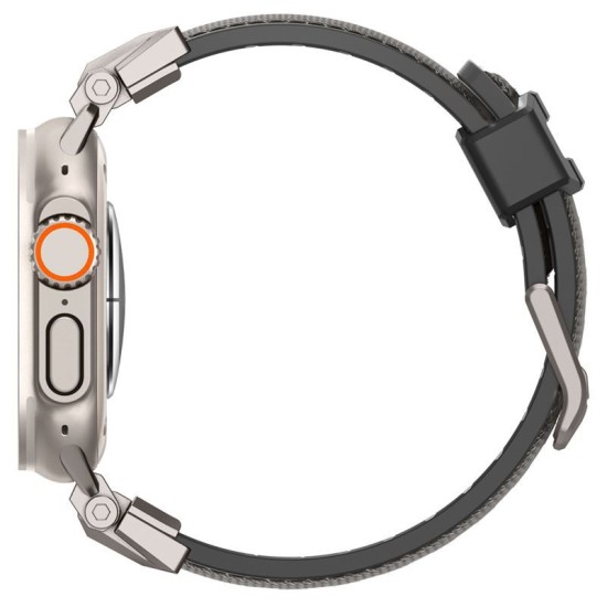 Pachet 1 x Curea Spigen DuraPro Armor pentru smartwatch, gri, 44x45x46x49mm (Ingredi, AMP09104) by www.silkase.ro