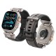 Pachet 1 x Curea Spigen DuraPro Armor pentru smartwatch, gri, 44x45x46x49mm (Ingredi, AMP09104) by www.silkase.ro
