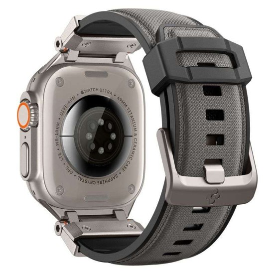 Pachet 1 x Curea Spigen DuraPro Armor pentru smartwatch, gri, 44x45x46x49mm (Ingredi, AMP09104) by www.silkase.ro