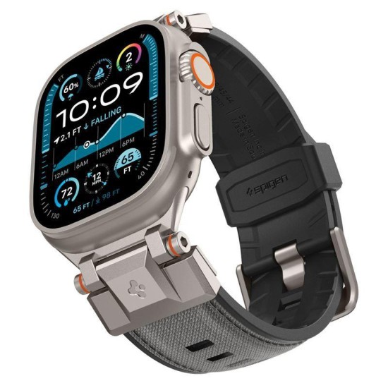 Pachet 1 x Curea Spigen DuraPro Armor pentru smartwatch, gri, 44x45x46x49mm (Ingredi, AMP09104) by www.silkase.ro