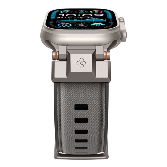 Pachet 1 x Curea Spigen DuraPro Armor pentru smartwatch, gri, 44x45x46x49mm (Ingredi, AMP09104) by www.silkase.ro