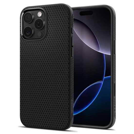 Husa de protectie Spigen Liquid Air T MagSafe pentru iPhone 16 Pro, negru mat (Spigen, Ingredi) by www.silkase.ro Husa de protectie Spigen Liquid Air T MagSafe pentru iPhone 16 Pro, negru mat (iPhone 16 Pro, ACS09116) by www.silkase.ro