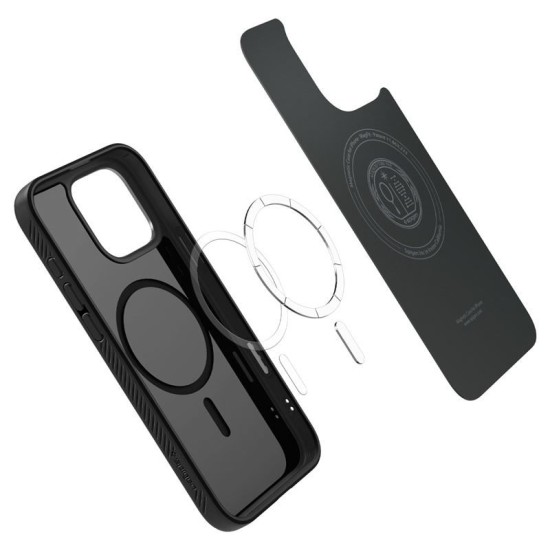 Husa de protectie Spigen Liquid Air T MagSafe pentru iPhone 16 Pro, negru mat (Spigen, Ingredi) by www.silkase.ro Husa de protectie Spigen Liquid Air T MagSafe pentru iPhone 16 Pro, negru mat (iPhone 16 Pro, ACS09116) by www.silkase.ro