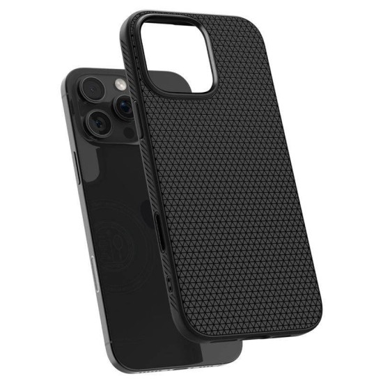 Husa de protectie Spigen Liquid Air T MagSafe pentru iPhone 16 Pro, negru mat (Spigen, Ingredi) by www.silkase.ro Husa de protectie Spigen Liquid Air T MagSafe pentru iPhone 16 Pro, negru mat (iPhone 16 Pro, ACS09116) by www.silkase.ro