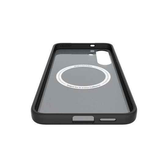 Husa Originala Samsung by Spigen Capella Magnetic pentru Galaxy S25+, Negru Matuit (Frost Black) (Bakr, GP-FPS936PGBJW) by www.silkase.ro