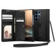 Husa Spigen Wallet S pentru Samsung Galaxy S25 Ultra, black (S25 Ultra, ACS09124) by www.silkase.ro