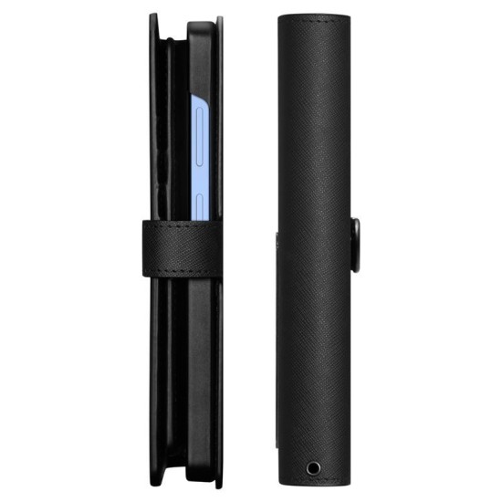 Husa cu snur Spigen Wallet S compatibila cu Samsung Galaxy S25 Plus Black (Spigen, S25 Plus) by www.silkase.ro Husa cu snur Spigen Wallet S compatibila cu Samsung Galaxy S25 Plus Black (S25 Plus, ACS09125) by www.silkase.ro