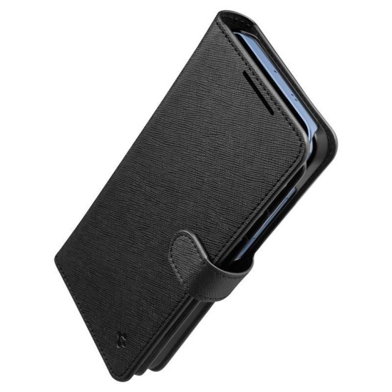 Husa cu snur Spigen Wallet S compatibila cu Samsung Galaxy S25 Plus Black (Spigen, S25 Plus) by www.silkase.ro Husa cu snur Spigen Wallet S compatibila cu Samsung Galaxy S25 Plus Black (S25 Plus, ACS09125) by www.silkase.ro