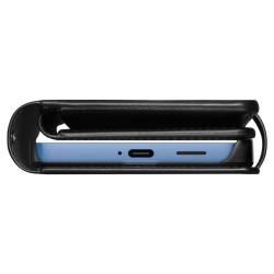 Husa cu snur Spigen Wallet S compatibila cu Samsung Galaxy S25 Plus Black