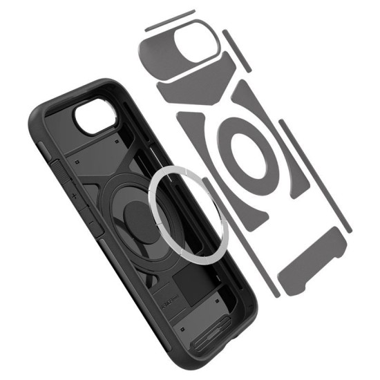 Husa Spigen Slim Armor MagSafe pentru iphone 17e/16e, negru (iPhone 17e, ACS09129) by www.silkase.ro