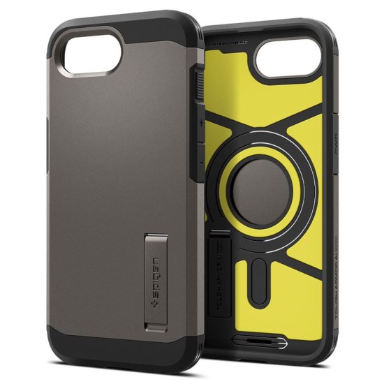 Husa Spigen Tough Armor MagSafe pentru iphone 16e, gunmetal (Spigen, iPhone 16e) by www.silkase.ro Husa Spigen Tough Armor MagSafe pentru iphone 17e/16e, gunmetal (iPhone 17e, ACS09136) by www.silkase.ro
