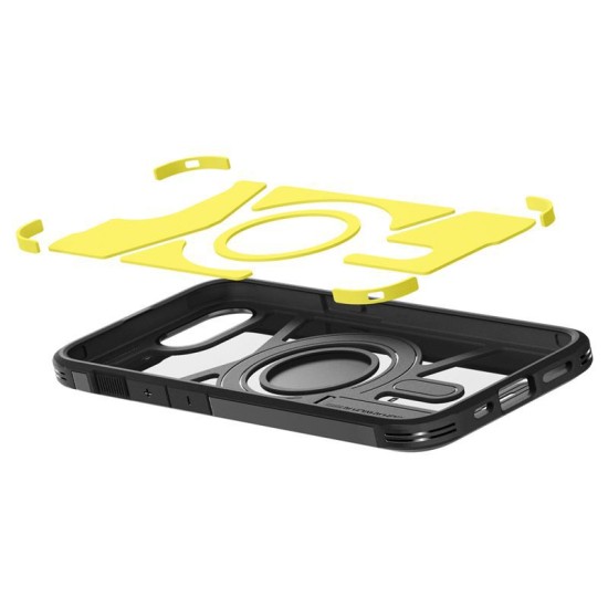 Husa Spigen Tough Armor MagSafe pentru iphone 17e/16e, negru (iPhone 17e, ACS09137) by www.silkase.ro