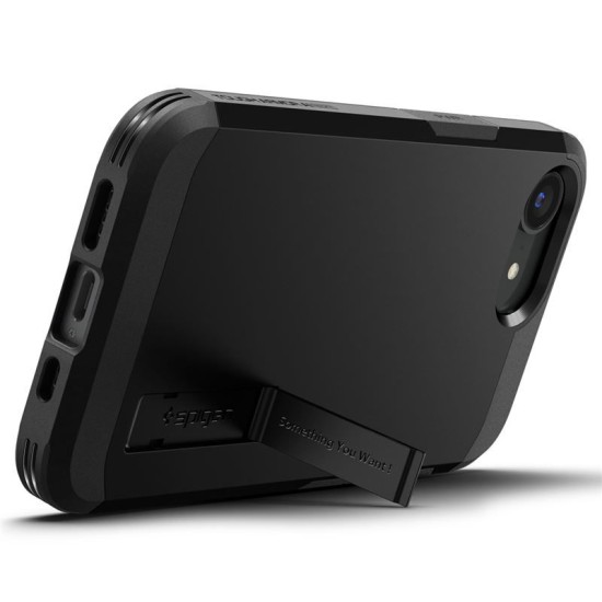 Husa Spigen Tough Armor MagSafe pentru iphone 17e/16e, negru (iPhone 17e, ACS09137) by www.silkase.ro
