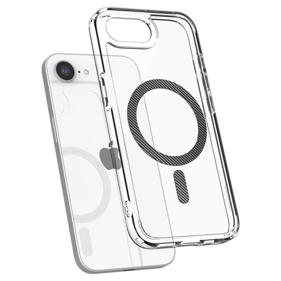 Husa Spigen Ultra Hybrid MagSafe pentru iphone 16e, clear carbon fiber (Spigen, iPhone 16e) by www.silkase.ro Husa Spigen Ultra Hybrid MagSafe pentru iphone 17e/16e, clear carbon fiber (iPhone 17e, ACS09140) by www.silkase.ro