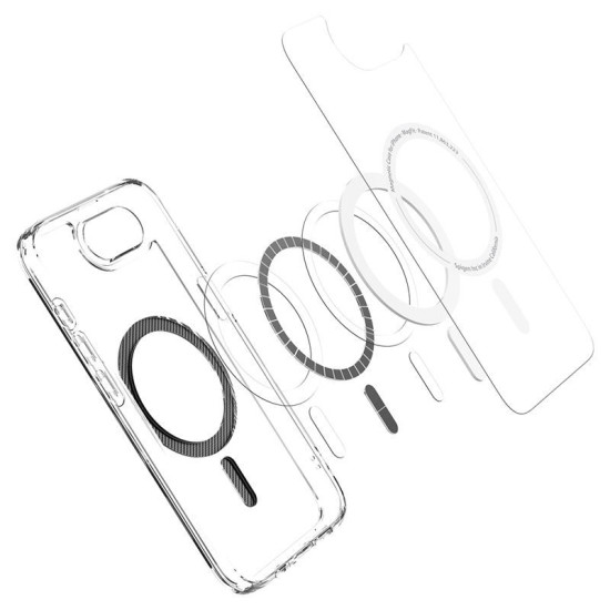 Husa Spigen Ultra Hybrid MagSafe pentru iphone 16e, clear carbon fiber (Spigen, iPhone 16e) by www.silkase.ro Husa Spigen Ultra Hybrid MagSafe pentru iphone 17e/16e, clear carbon fiber (iPhone 17e, ACS09140) by www.silkase.ro