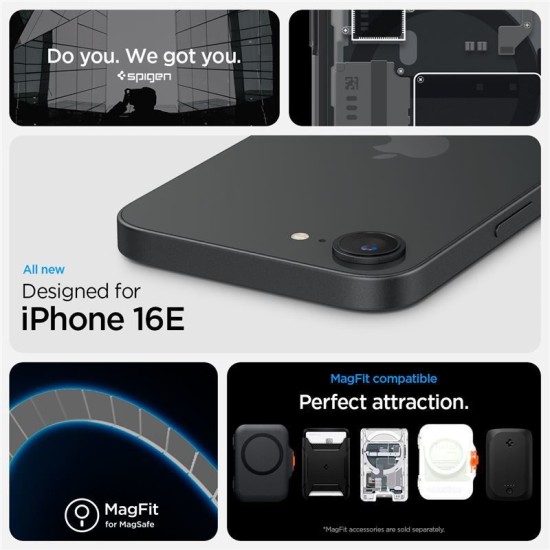 Husa Spigen Ultra Hybrid MagSafe pentru iphone 16e, zero one negru (Spigen, iPhone 16e) by www.silkase.ro Husa Spigen Ultra Hybrid MagSafe pentru iphone 17e/16e, zero one negru (iPhone 17e, ACS09141) by www.silkase.ro