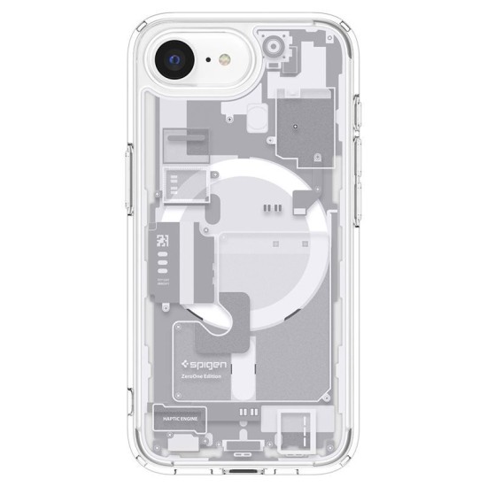 Husa Spigen Ultra Hybrid MagSafe pentru iphone 16e, zero one alb (Spigen, iPhone 16e) by www.silkase.ro Husa Spigen Ultra Hybrid MagSafe pentru iphone 17e/16e, zero one alb (iPhone 17e, ACS09142) by www.silkase.ro