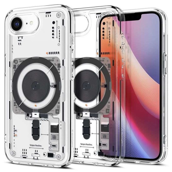 Husa Spigen Ultra Hybrid MagSafe pentru iphone 17e/16e, neo one (iPhone 17e, ACS09143) by www.silkase.ro