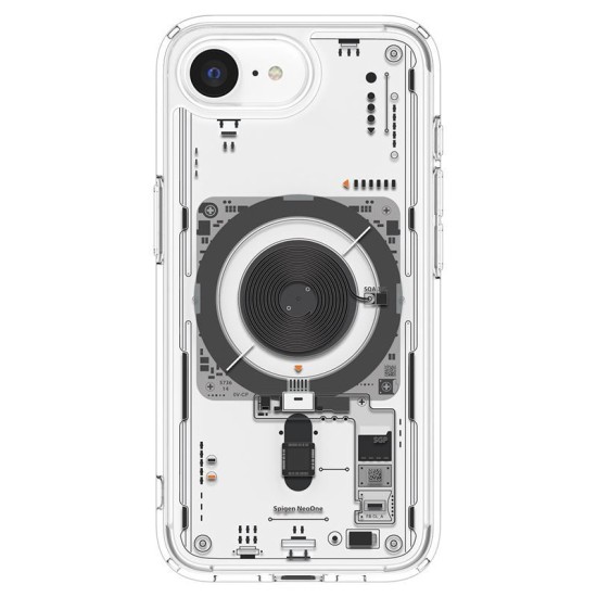 Husa Spigen Ultra Hybrid MagSafe pentru iphone 17e/16e, neo one (iPhone 17e, ACS09143) by www.silkase.ro
