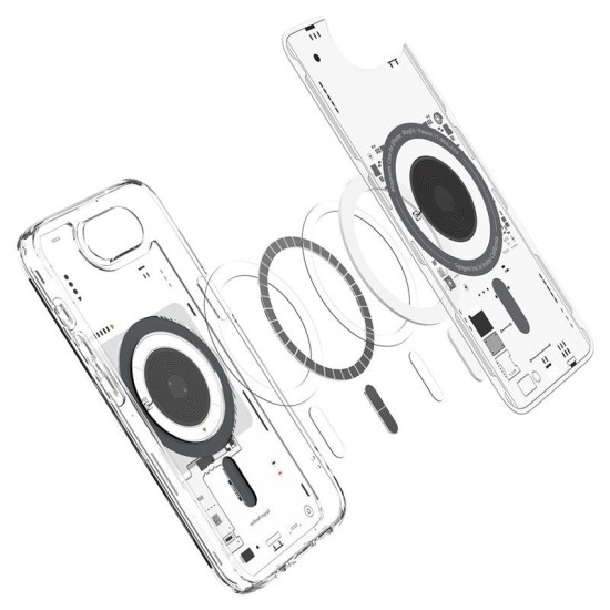 Husa Spigen Ultra Hybrid MagSafe pentru iphone 17e/16e, neo one (iPhone 17e, ACS09143) by www.silkase.ro