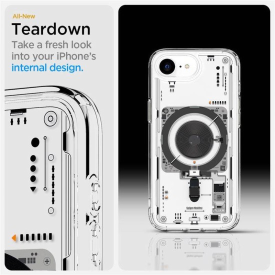 Husa Spigen Ultra Hybrid MagSafe pentru iphone 17e/16e, neo one (iPhone 17e, ACS09143) by www.silkase.ro
