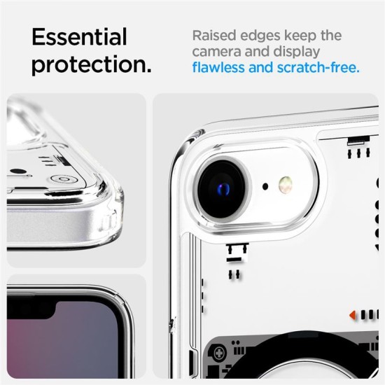 Husa Spigen Ultra Hybrid MagSafe pentru iphone 17e/16e, neo one (iPhone 17e, ACS09143) by www.silkase.ro
