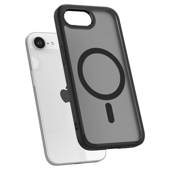 Husa Spigen Ultra Hybrid MagSafe pentru iphone 16e, negru frost (Spigen, iPhone 16e) by www.silkase.ro Husa Spigen Ultra Hybrid MagSafe pentru iphone 17e/16e, negru frost (iPhone 17e, ACS09144) by www.silkase.ro