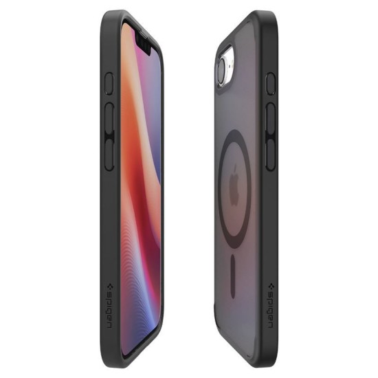 Husa Spigen Ultra Hybrid MagSafe pentru iphone 16e, negru frost (Spigen, iPhone 16e) by www.silkase.ro Husa Spigen Ultra Hybrid MagSafe pentru iphone 17e/16e, negru frost (iPhone 17e, ACS09144) by www.silkase.ro