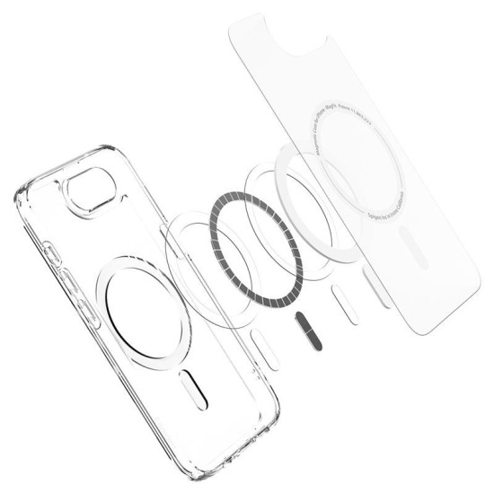Husa Spigen Ultra Hybrid MagSafe pentru iphone 16e, alb frost (Spigen, iPhone 16e) by www.silkase.ro Husa Spigen Ultra Hybrid MagSafe pentru iphone 17e/16e, alb frost (iPhone 17e, ACS09145) by www.silkase.ro