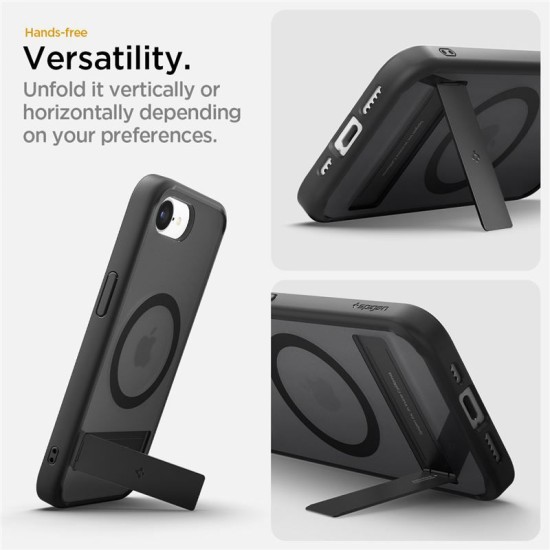 Husa Spigen Ultra Hybrid S MagSafe pentru iphone 16e, negru frost (Spigen, iPhone 16e) by www.silkase.ro Husa Spigen Ultra Hybrid S MagSafe pentru iphone 17e/16e, negru frost (iPhone 17e, ACS09149) by www.silkase.ro