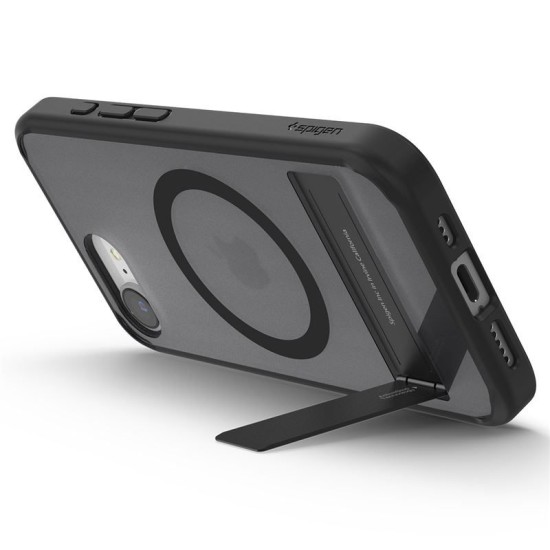 Husa Spigen Ultra Hybrid S MagSafe pentru iphone 16e, negru frost (Spigen, iPhone 16e) by www.silkase.ro Husa Spigen Ultra Hybrid S MagSafe pentru iphone 17e/16e, negru frost (iPhone 17e, ACS09149) by www.silkase.ro