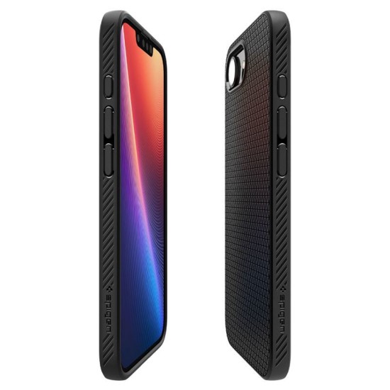 Husa Spigen Liquid Air MagSafe pentru iphone 17e/16e, negru mat (iPhone 17e, ACS09151) by www.silkase.ro