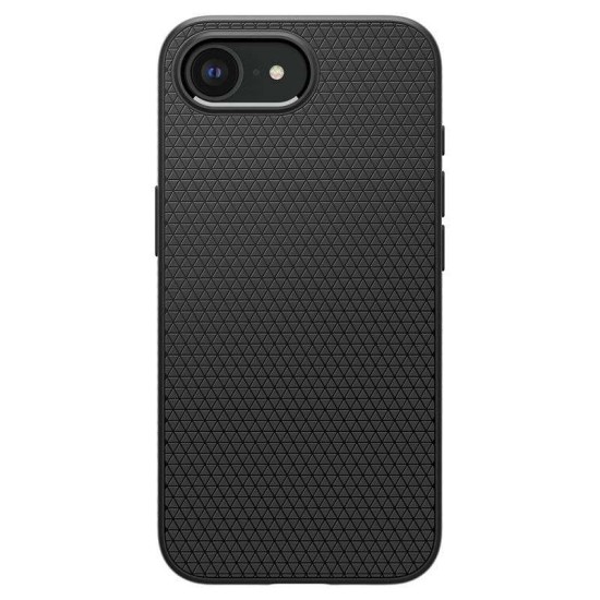 Husa Spigen Liquid Air MagSafe pentru iphone 17e/16e, negru mat (iPhone 17e, ACS09151) by www.silkase.ro