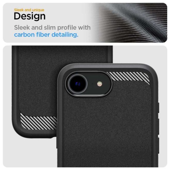 Husa Spigen Rugged Armor MagSafe pentru iphone 16e, negru mat (Spigen, iPhone 16e) by www.silkase.ro Husa Spigen Rugged Armor MagSafe pentru iphone 17e/16e, negru mat (iPhone 17e, ACS09152) by www.silkase.ro