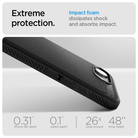 Husa Spigen Rugged Armor MagSafe pentru iphone 16e, negru mat (Spigen, iPhone 16e) by www.silkase.ro Husa Spigen Rugged Armor MagSafe pentru iphone 17e/16e, negru mat (iPhone 17e, ACS09152) by www.silkase.ro