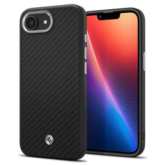 Husa Spigen Enzo Aramid MagSafe pentru iphone 16e, negru mat (Spigen, iPhone 16e) by www.silkase.ro Husa Spigen Enzo Aramid MagSafe pentru iphone 17e/16e, negru mat (iPhone 17e, ACS09153) by www.silkase.ro