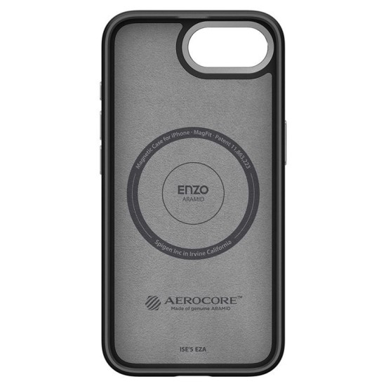 Husa Spigen Enzo Aramid MagSafe pentru iphone 16e, negru mat (Spigen, iPhone 16e) by www.silkase.ro Husa Spigen Enzo Aramid MagSafe pentru iphone 17e/16e, negru mat (iPhone 17e, ACS09153) by www.silkase.ro