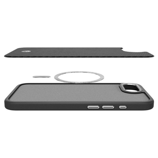 Husa Spigen Enzo Aramid MagSafe pentru iphone 16e, negru mat (Spigen, iPhone 16e) by www.silkase.ro Husa Spigen Enzo Aramid MagSafe pentru iphone 17e/16e, negru mat (iPhone 17e, ACS09153) by www.silkase.ro
