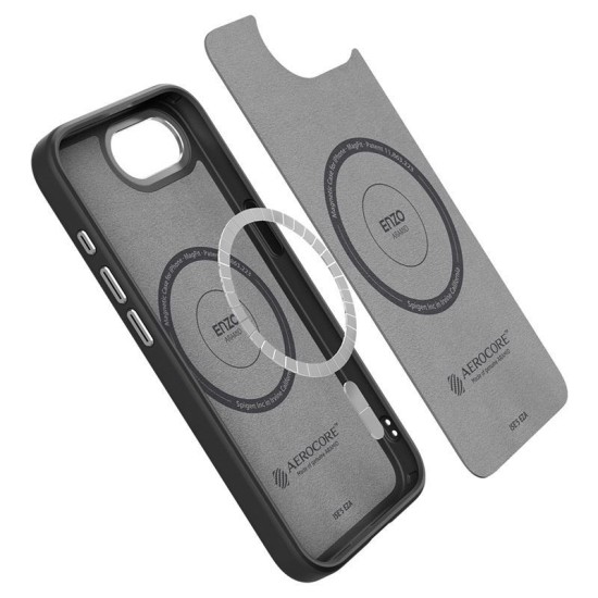 Husa Spigen Enzo Aramid MagSafe pentru iphone 16e, negru mat (Spigen, iPhone 16e) by www.silkase.ro Husa Spigen Enzo Aramid MagSafe pentru iphone 17e/16e, negru mat (iPhone 17e, ACS09153) by www.silkase.ro